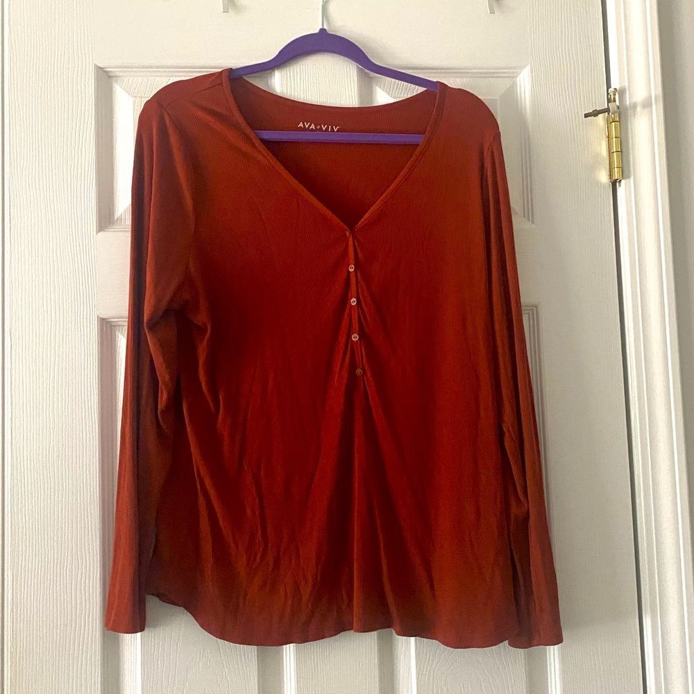 Women’s Ava and Viv, long sleeve shirt